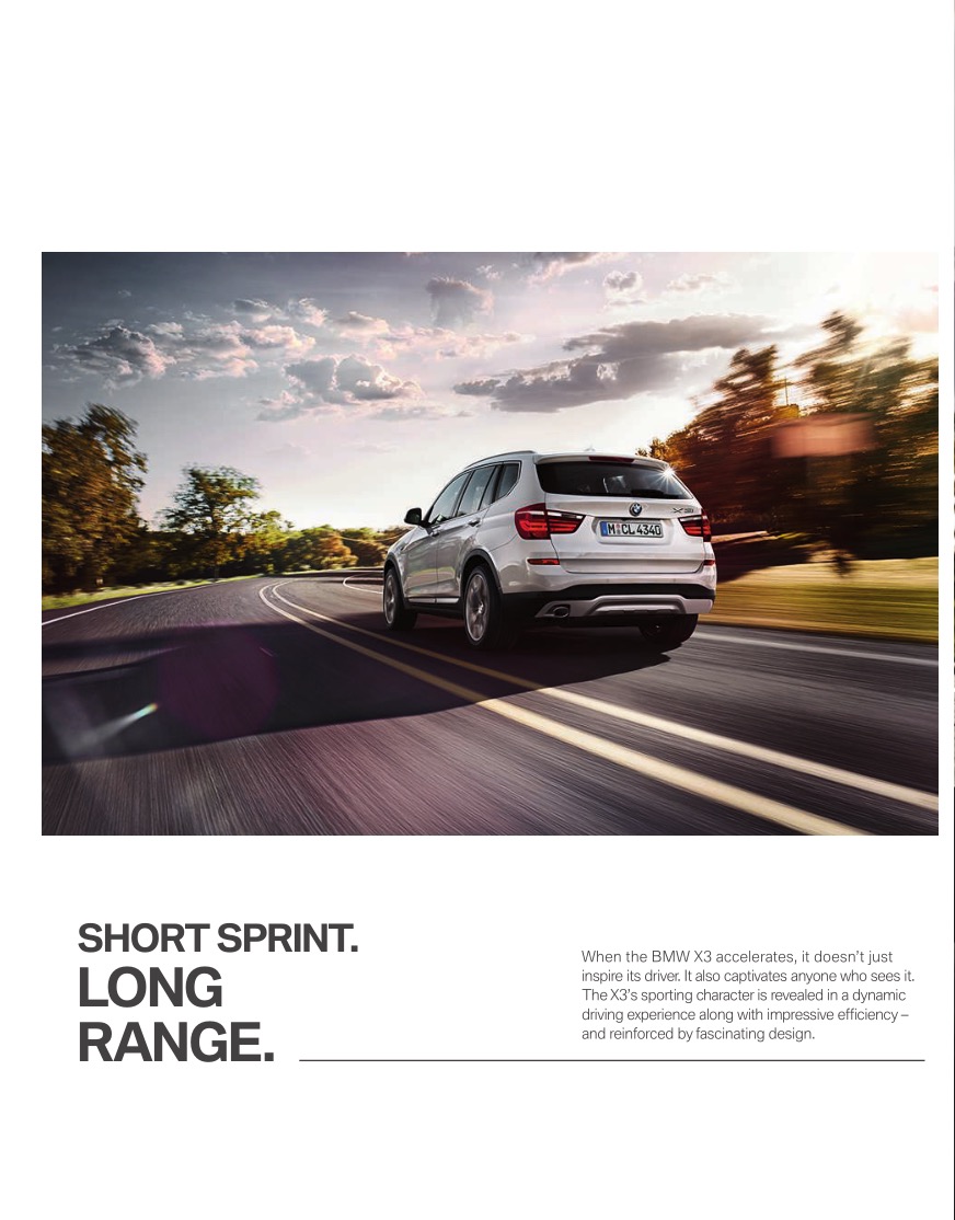 2015 BMW X3 Brochure Page 4